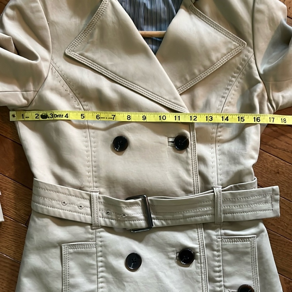 Willi Smith Double-Breasted Trench Coat - Picture 4 of 16
